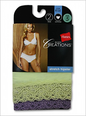 Hanes Body Creations Cotton Stretch Bikini 